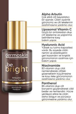 Dermoskin Be Bright Arbutin Complex Anti-spot Serum - Brightens Skin, Reduces Hyperpigmentation - 30ml