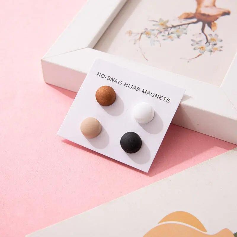 Mariam's Collection MAC001 Strong Metal Macaron color Hijab magnet, 8 pcs brooches — construction detail
