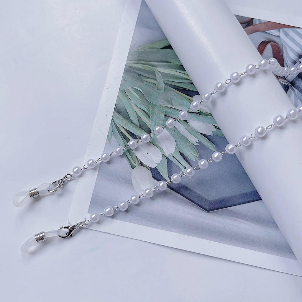 Mariam's Collection MAC006 Muslim hijab Mask Chain,Fashion Glasses Chain, pearl mask chain — detail shot 7