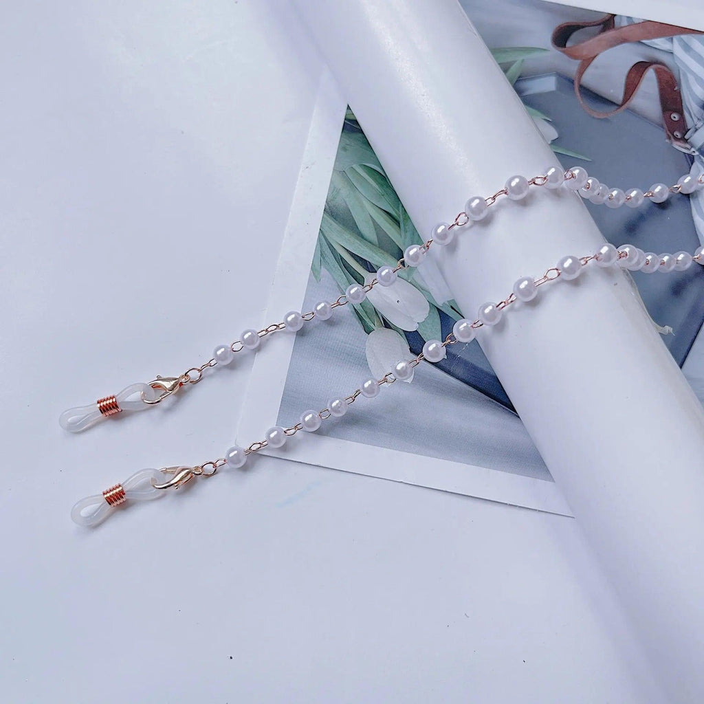 Mariam's Collection MAC006 Muslim hijab Mask Chain,Fashion Glasses Chain, pearl mask chain — detail shot 8