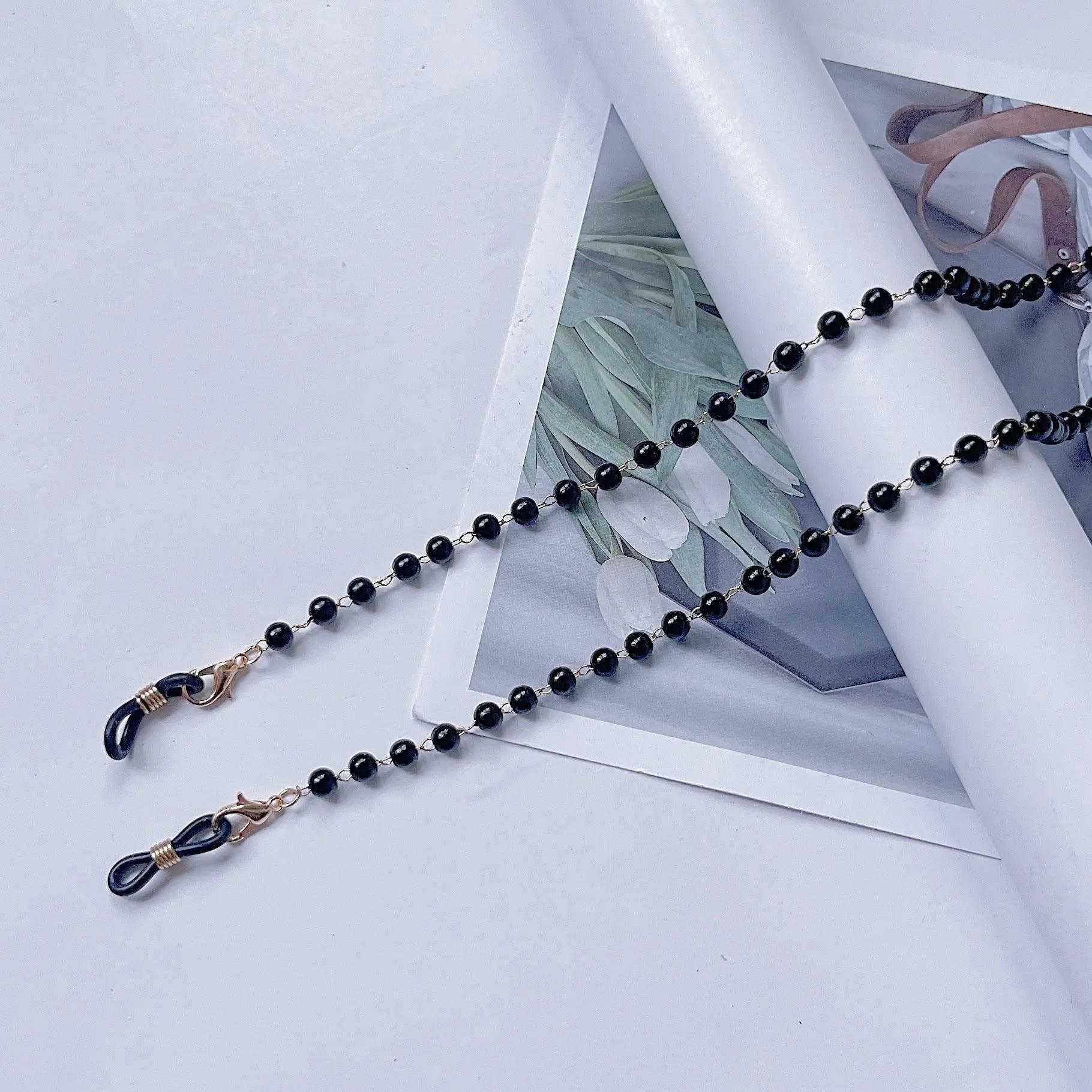 Mariam's Collection MAC006 Muslim hijab Mask Chain,Fashion Glasses Chain, pearl mask chain — detail shot 10