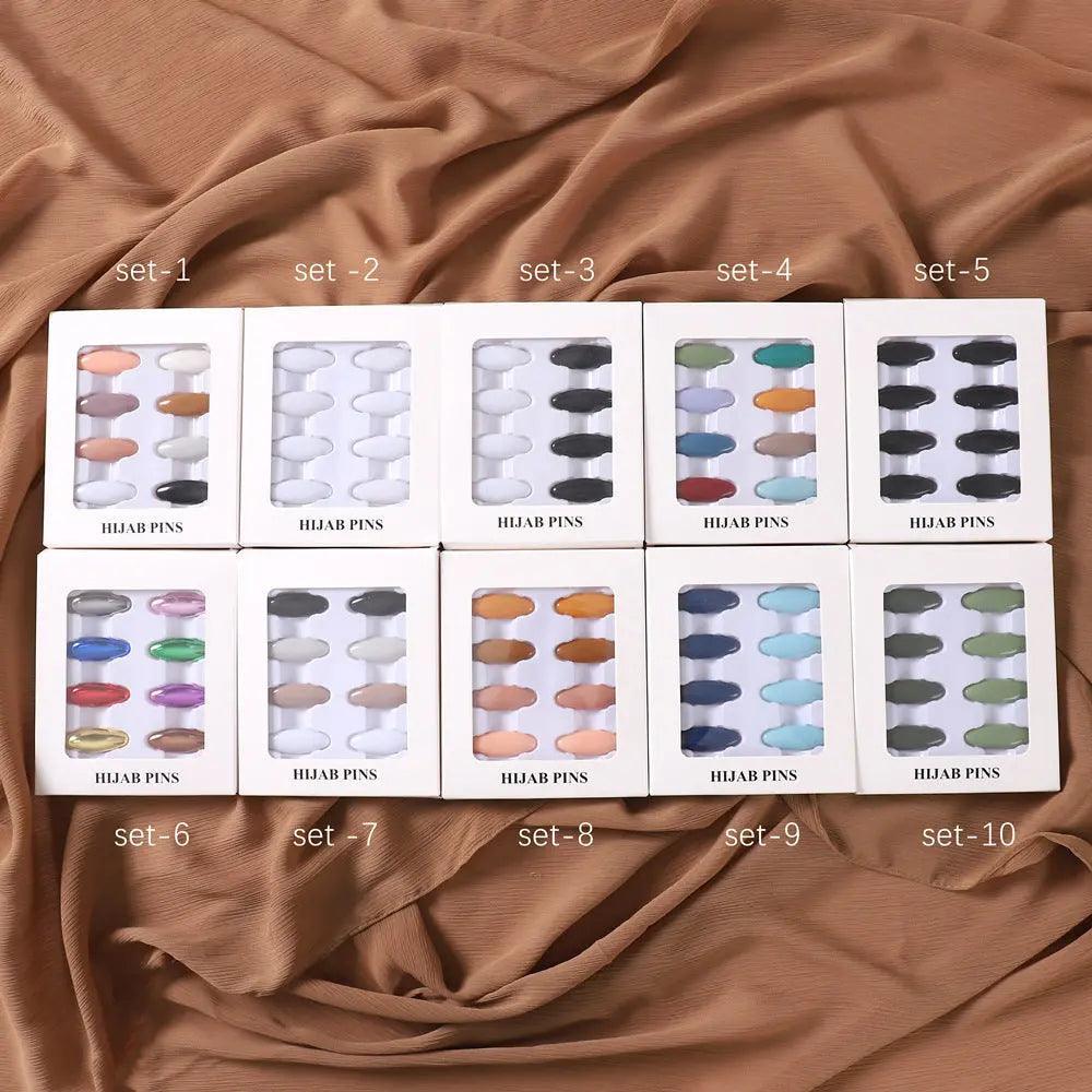 Mariam's Collection Mariam's Collection MAC008 Hijab pins, 8 pcs hijab pins — construction detail