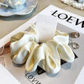 Mariam's Collection Mariam's Collection MAC011 hijab scrunchies，satin hair accessories — lifestyle worn / used context