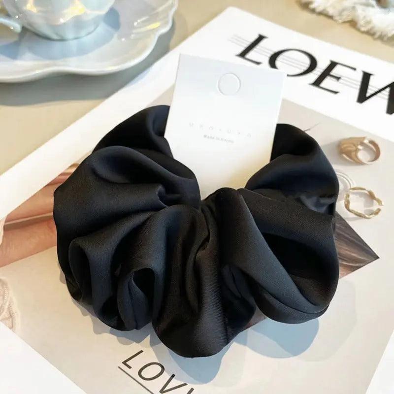 Mariam's Collection Mariam's Collection MAC011 hijab scrunchies，satin hair accessories — detail shot 6
