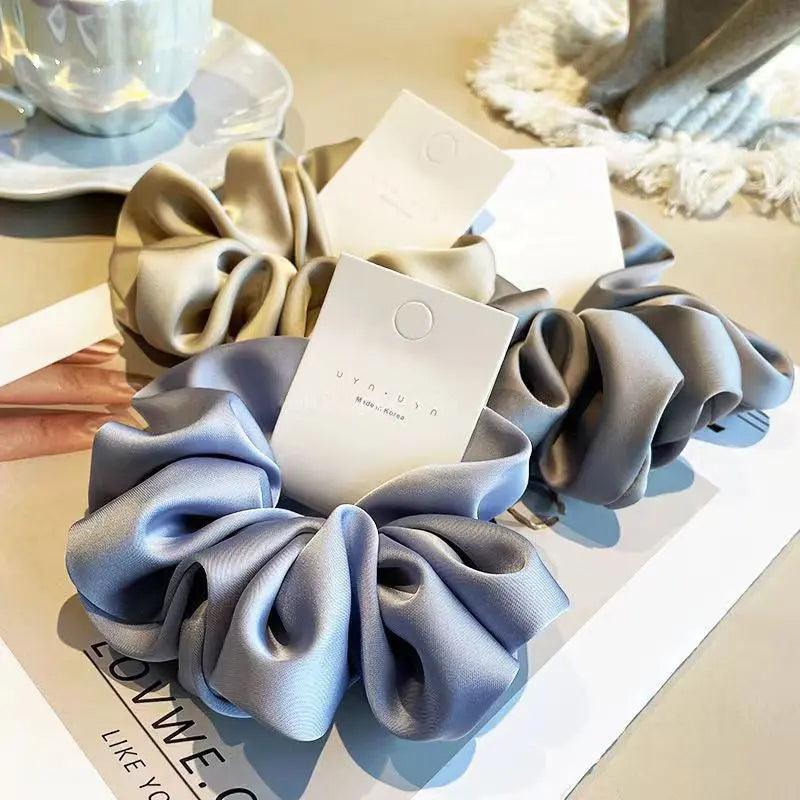 Mariam's Collection Mariam's Collection MAC011 hijab scrunchies，satin hair accessories — main product shot