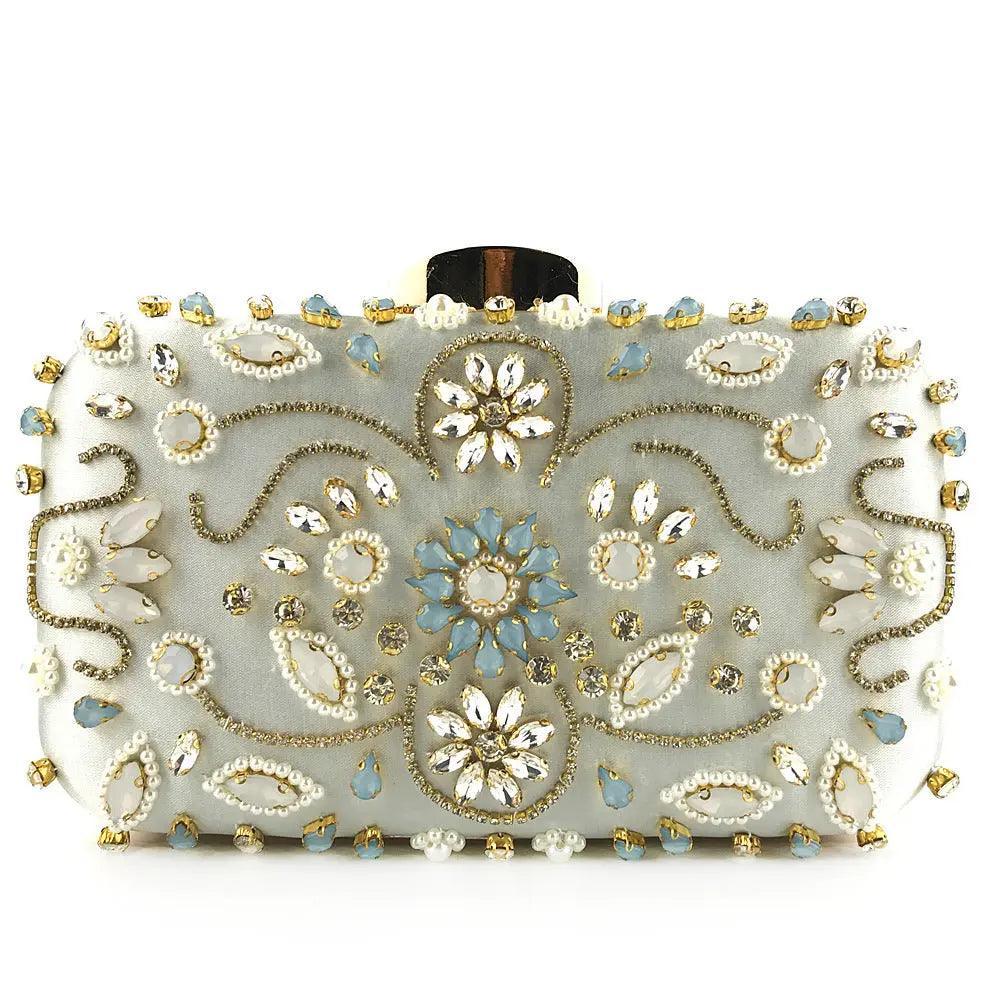 Mariam's Collection Mariam's Collection MAC012 Luxury Handbag,Diamond Cheongsam Bag — detail shot 7