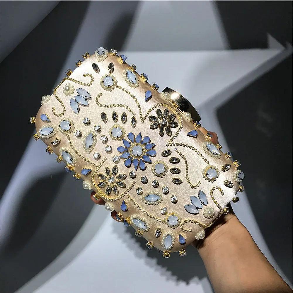 Mariam's Collection Mariam's Collection MAC012 Luxury Handbag,Diamond Cheongsam Bag — product category context