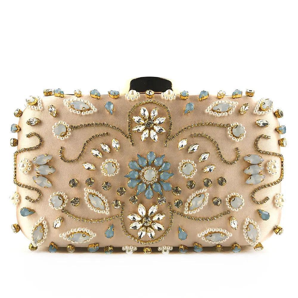 Mariam's Collection Mariam's Collection MAC012 Luxury Handbag,Diamond Cheongsam Bag — detail shot 6