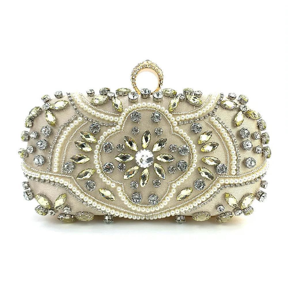 Mariam's Collection Mariam's Collection MAC013 Luxury Handbag,Diamond Cheongsam Bag — lifestyle worn / used context