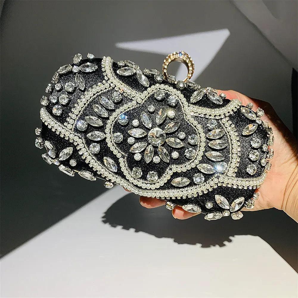 Mariam's Collection Mariam's Collection MAC013 Luxury Handbag,Diamond Cheongsam Bag — product category context
