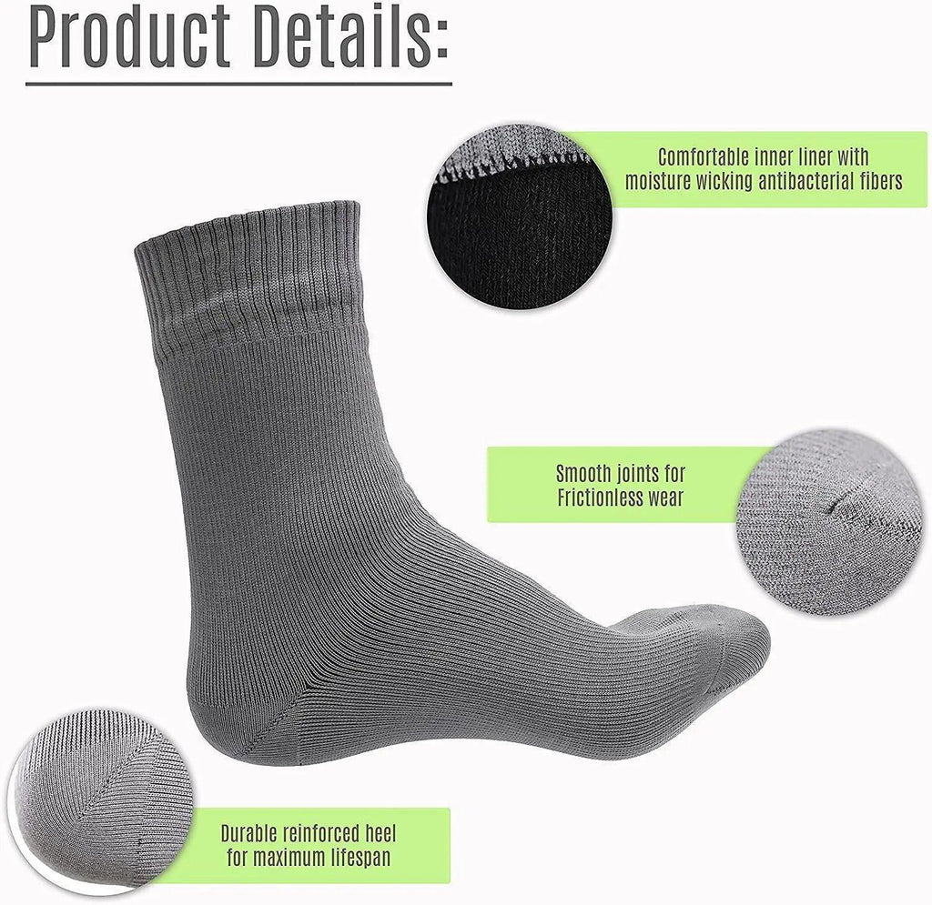 Mariam's Collection Muslim Wudhu Socks | Breathable and Waterproof Socks (MAC016) — Mariam's Collection branding close-up