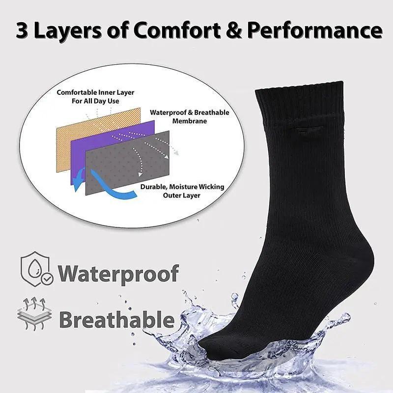 Mariam's Collection Muslim Wudhu Socks | Breathable and Waterproof Socks (MAC016) — construction detail
