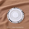 Mariam's Collection MAC020 Hijab Pin, 30pcs Colorful Crystal Hijab Pins — Mariam's Collection branding close-up
