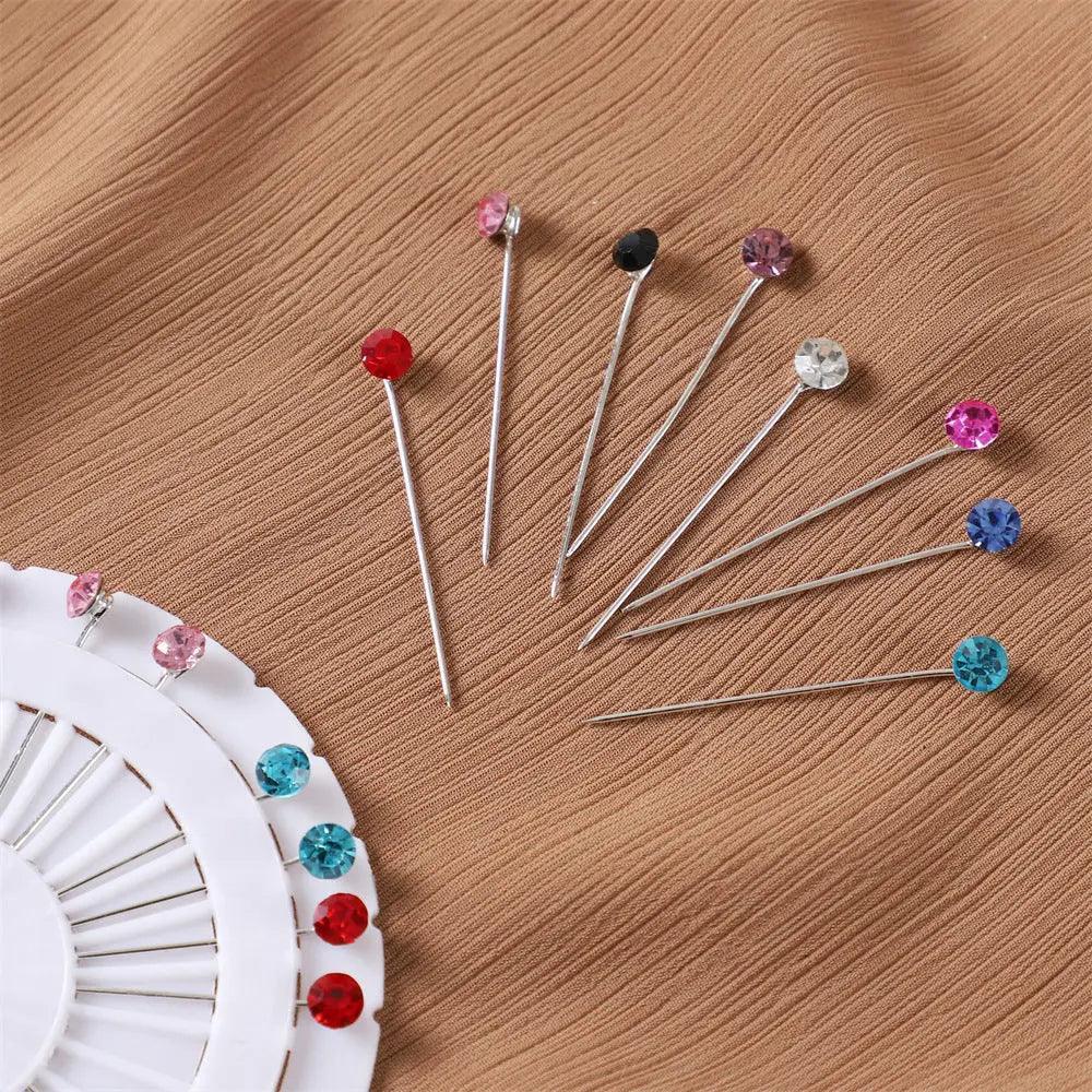 Mariam's Collection MAC020 Hijab Pin, 30pcs Colorful Crystal Hijab Pins — product category context