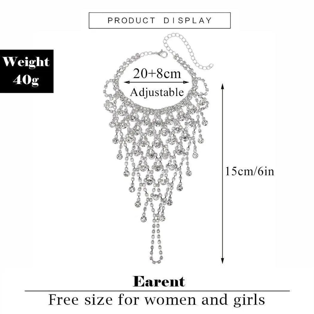 Mariam's Collection Mariam's Collection MAC029 Stunning Rhinestone Finger Bracelet — product category context