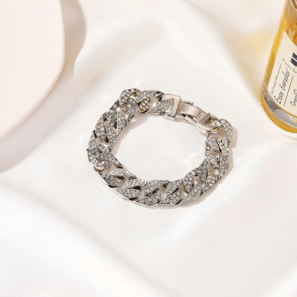 Mariam's Collection Mariam's Collection MAC036 wide flash diamond bracelet — product category context