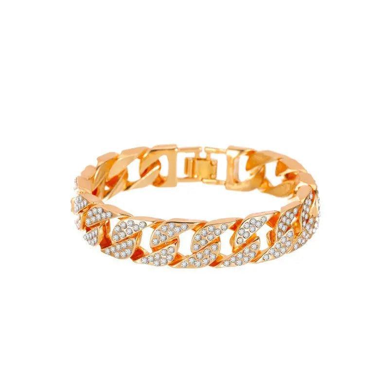 Mariam's Collection Mariam's Collection MAC036 wide flash diamond bracelet — detail shot 6