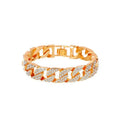 Mariam's Collection Mariam's Collection MAC036 wide flash diamond bracelet — detail shot 6