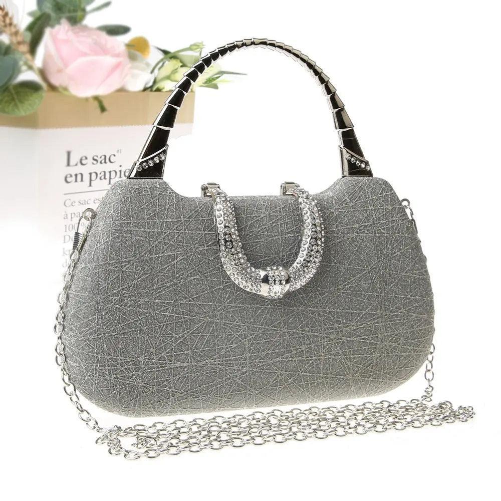 Mariam's Collection Mariam's Collection MAC038 Fashion Evening Dress Banquet Bag — lifestyle worn / used context