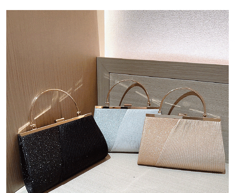 Mariam's Collection Mariam's Collection MAC040 Glitter Sequins Clutch Purses for Women — main product shot