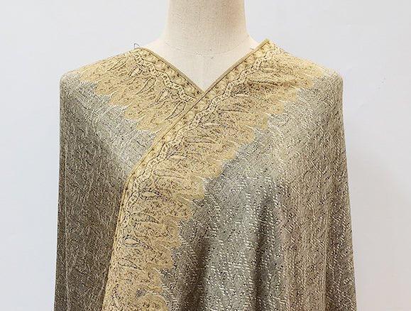 Mariam's Collection MAC044 Bohemian Style Multicolor Retro Jacquard Cashew Long Tassel Scarf — feature highlight