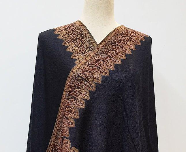 Mariam's Collection MAC044 Bohemian Style Multicolor Retro Jacquard Cashew Long Tassel Scarf — detail shot 8