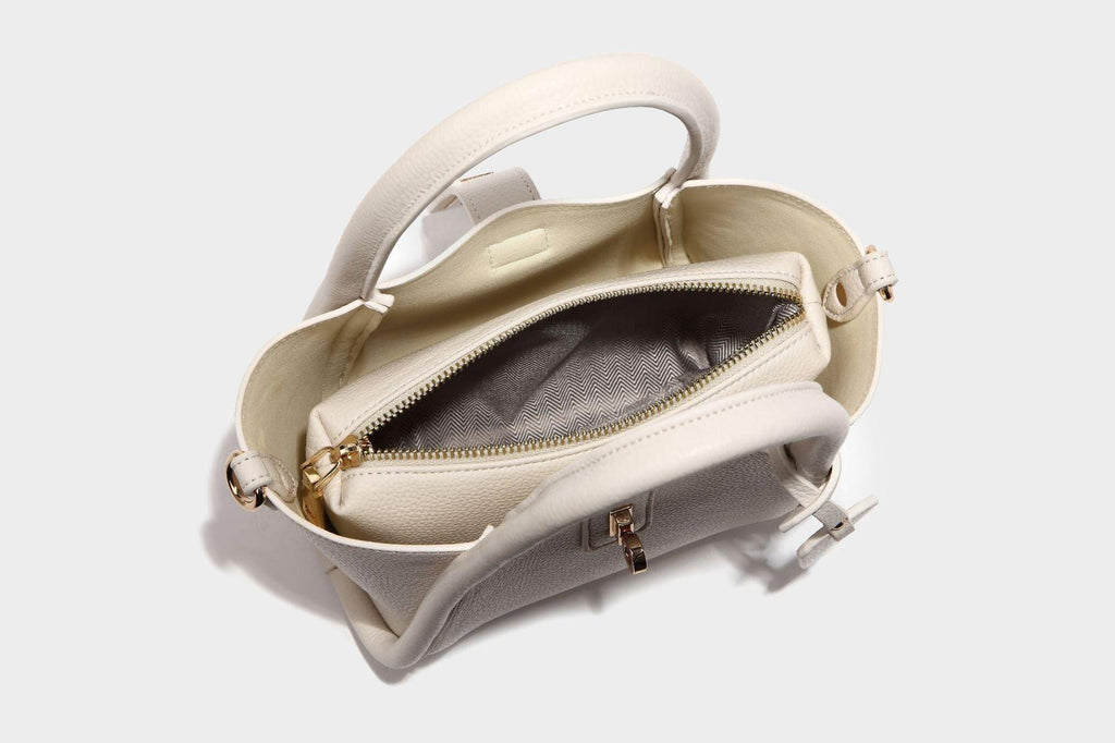 Mariam's Collection MAC048 Simple And Elegant Hand-held Cross-body Tote Bag — flat-lay composition