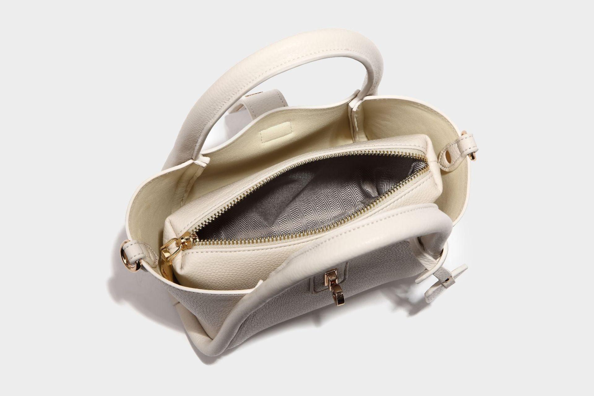 Mariam's Collection MAC048 Simple And Elegant Hand-held Cross-body Tote Bag — flat-lay composition