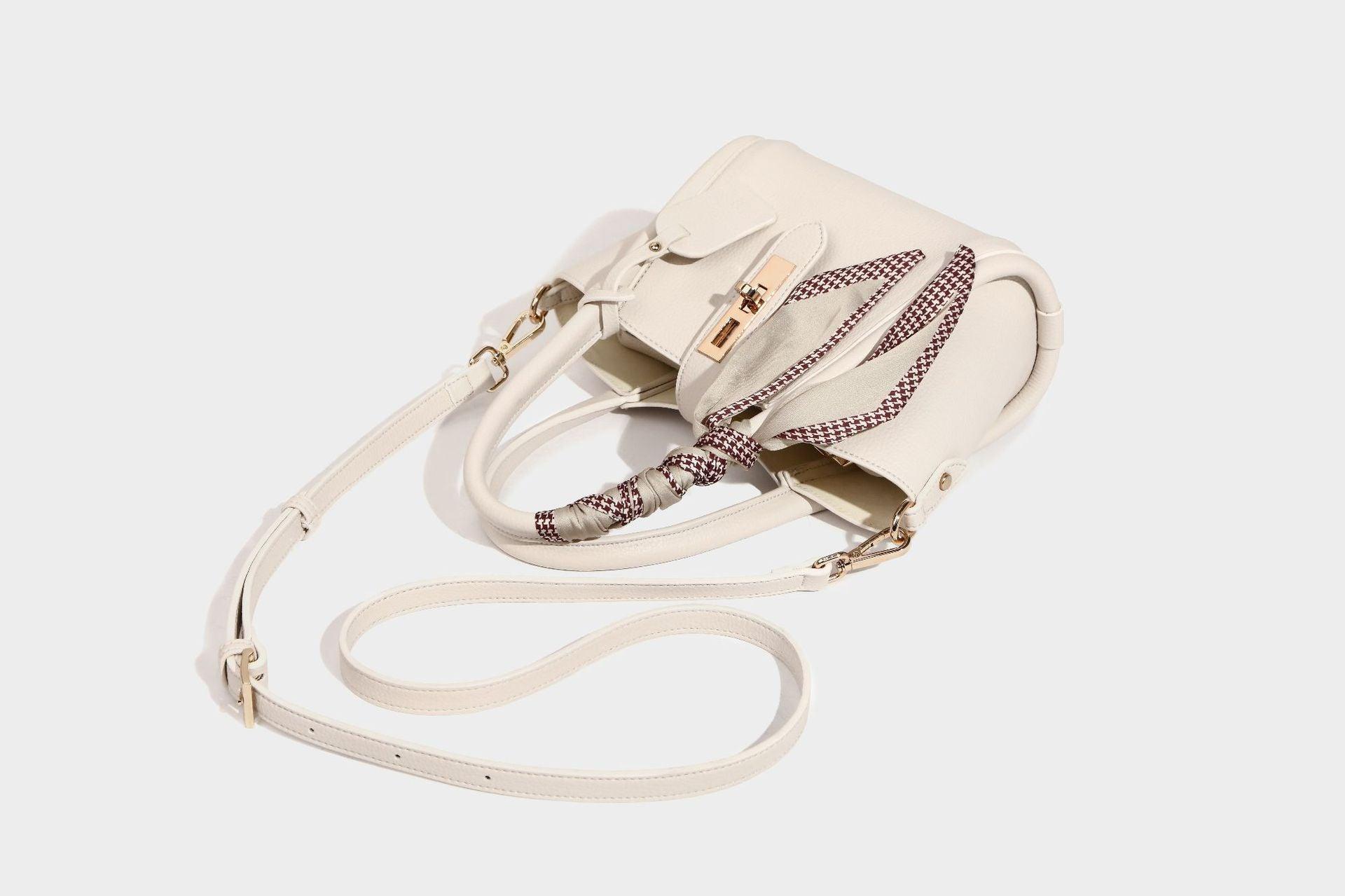 Mariam's Collection MAC048 Simple And Elegant Hand-held Cross-body Tote Bag — product on model