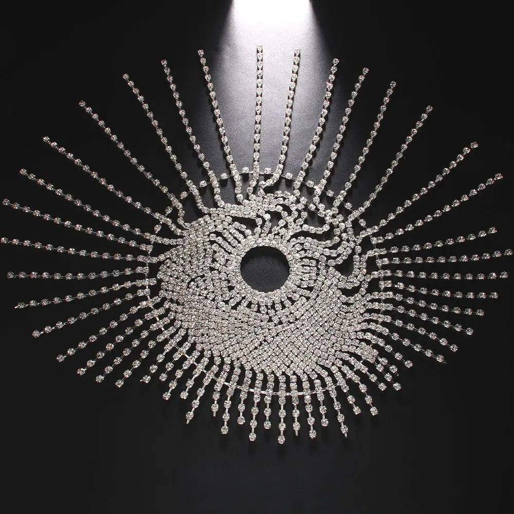 Mariam's Collection Mariam's Collection MAC051 Rhinestone Chain Tassel Headpiece — product category context