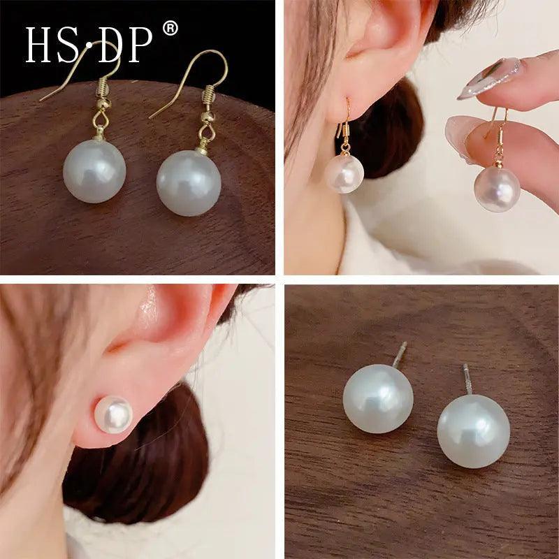 Mariam's Collection Mariam's Collection MAC055 Natural Freshwater Pearl Stud Earrings — main product shot