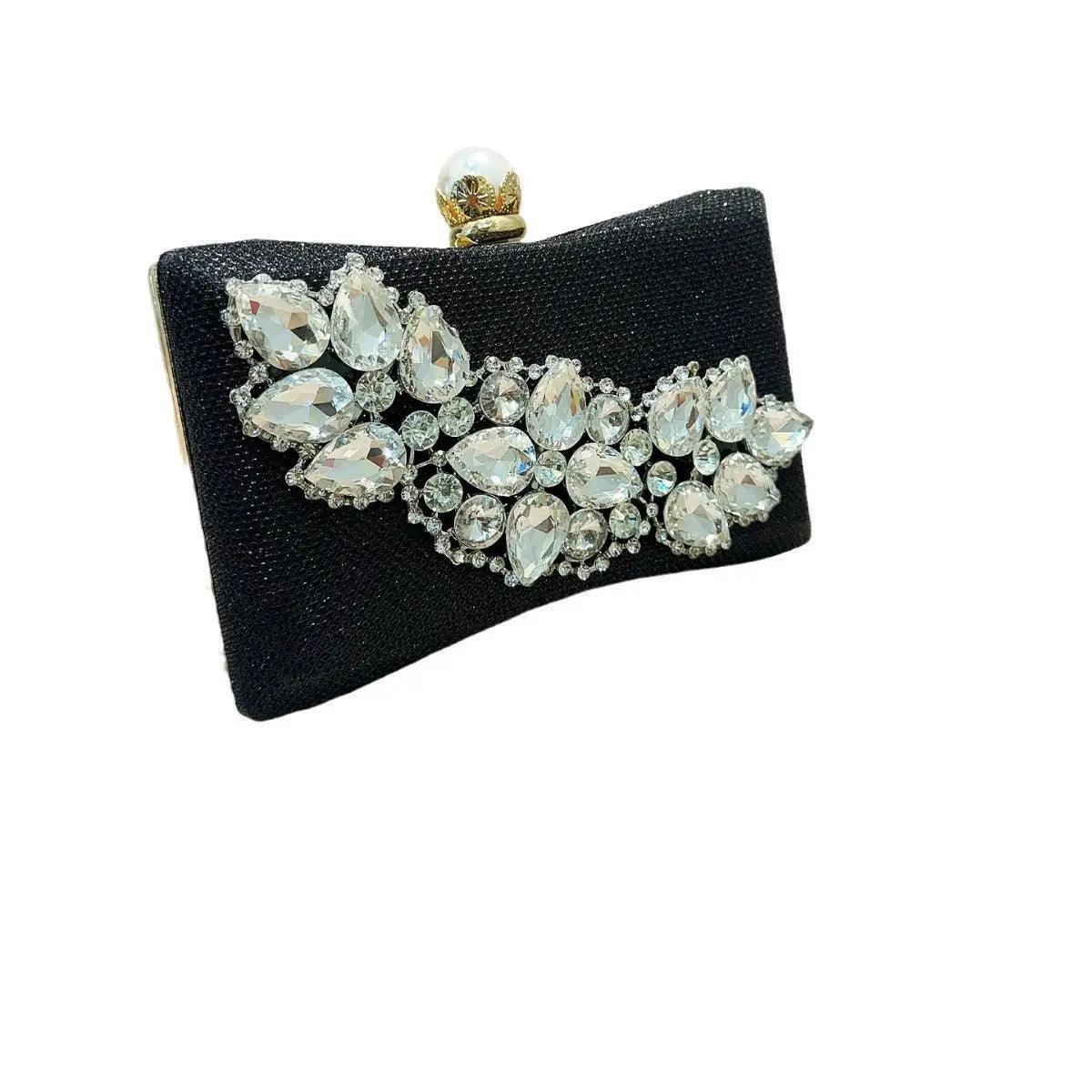 Mariam's Collection MAC059 Clutches Wedding Dinner Party Sparkling Handbags — lifestyle worn / used context