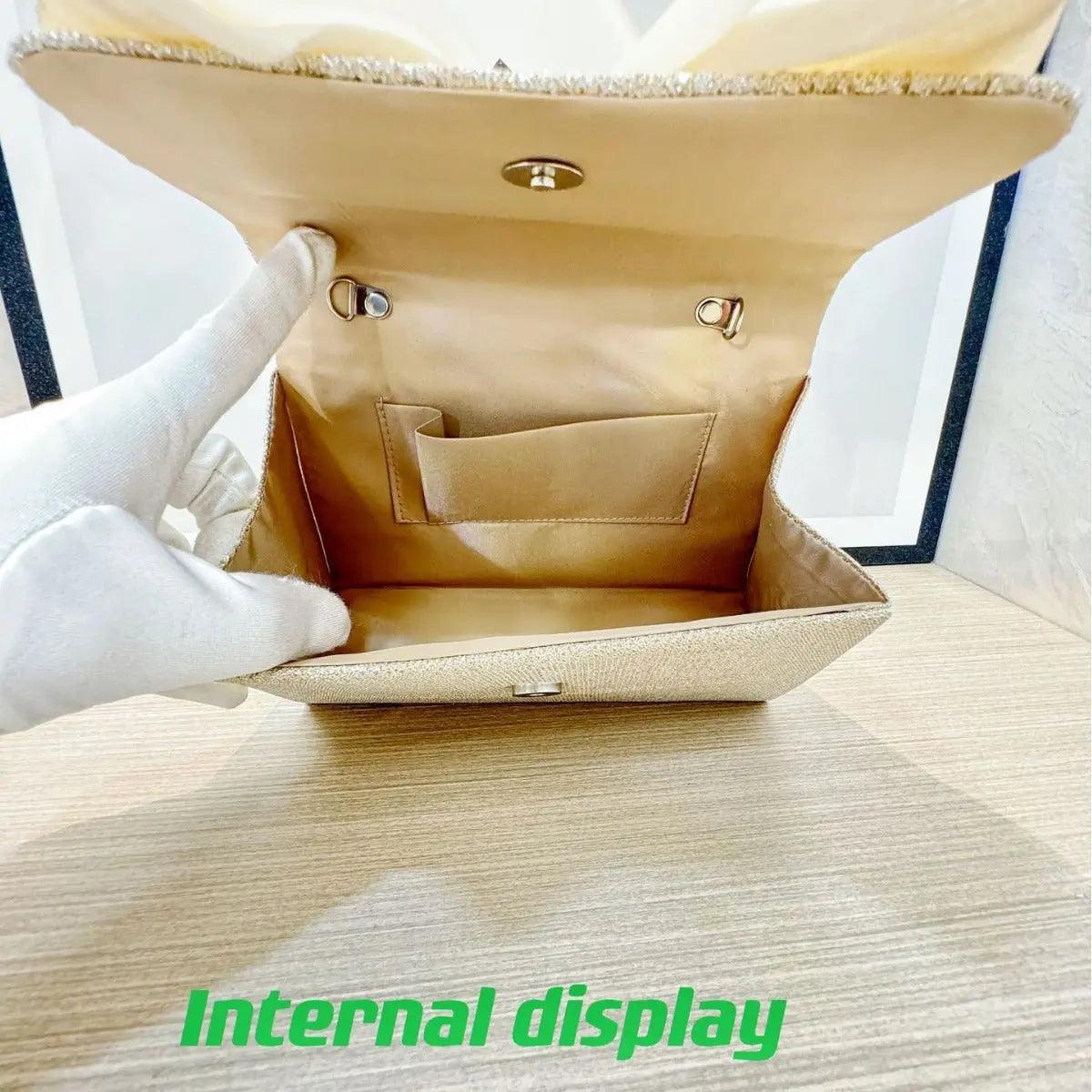 Mariam's Collection MAC060 White Bowknot Portable Shoulder Bag Big Bow Design Underarm Bags — product category context