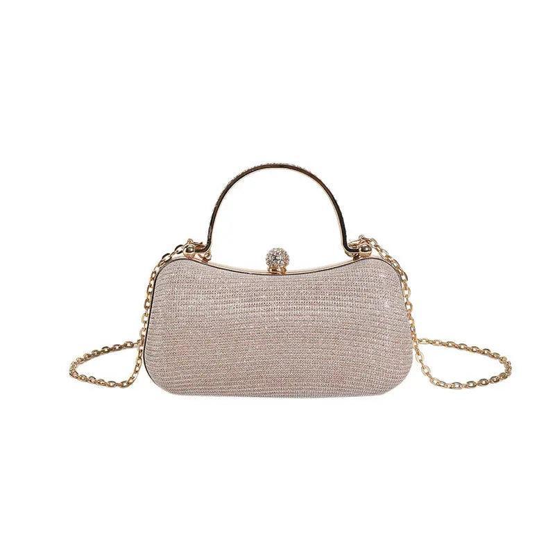 Mariam's Collection Sparkling Cocktail Prom Handbag – Party Evening Handbag for Weddings and… — Mariam's Collection branding close-up