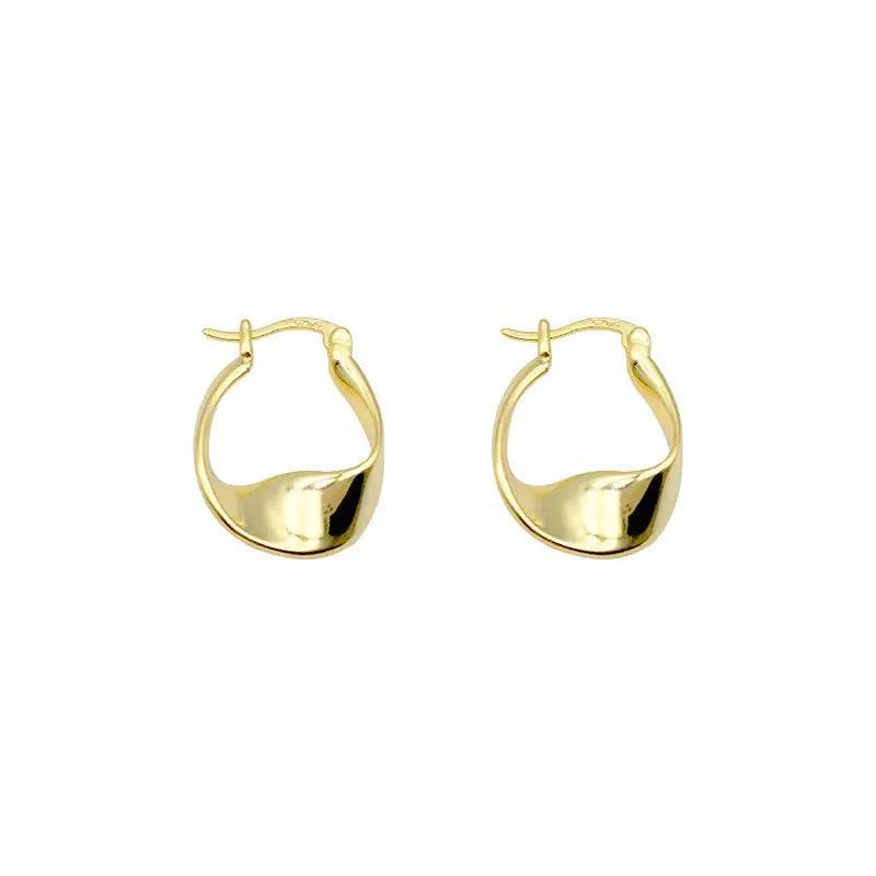Mariam's Collection Mariam's Collection MAC063 Filled Twisted Ear Buckle Earrings — product category context
