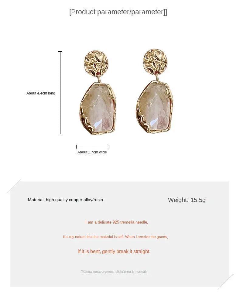 Mariam's Collection MAC065 Needle Pendant  Vintage Geometry Acrylic Earrings — detail shot 7