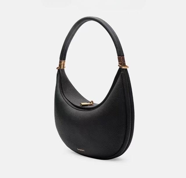 Mariam's Collection Fashionable And Changeable Cowhide Moon Bag (MAC069) — feature highlight