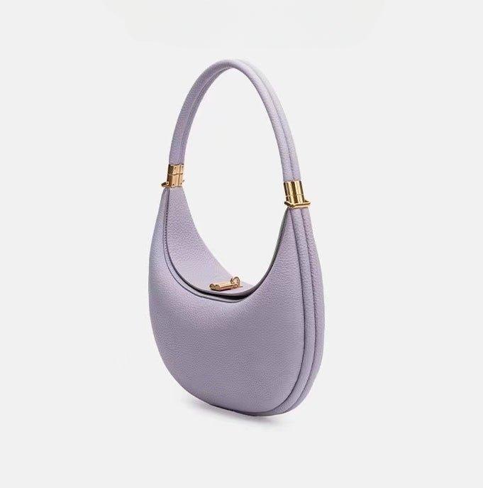 Mariam's Collection Fashionable And Changeable Cowhide Moon Bag (MAC069) — detail shot 6