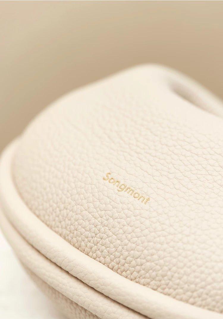 Mariam's Collection Fashionable And Changeable Cowhide Moon Bag (MAC069) — detail shot 9