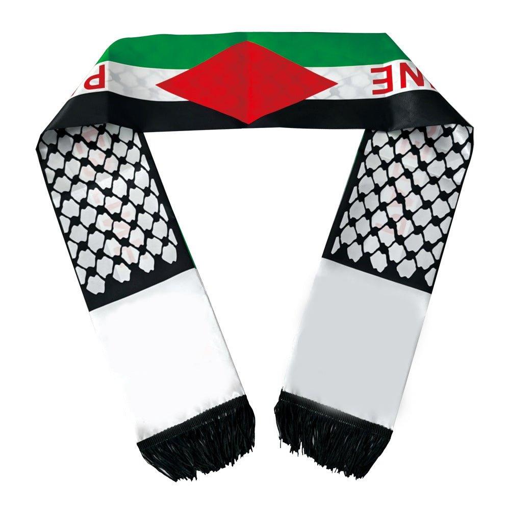 Mariam's Collection Palestine flag keffiyeh scarf (MAC079) — main product shot