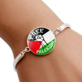 Mariam's Collection Free Palestine Bracelet | Palestinian Flag Keffiyeh Bracelet (MAC081) — main product shot