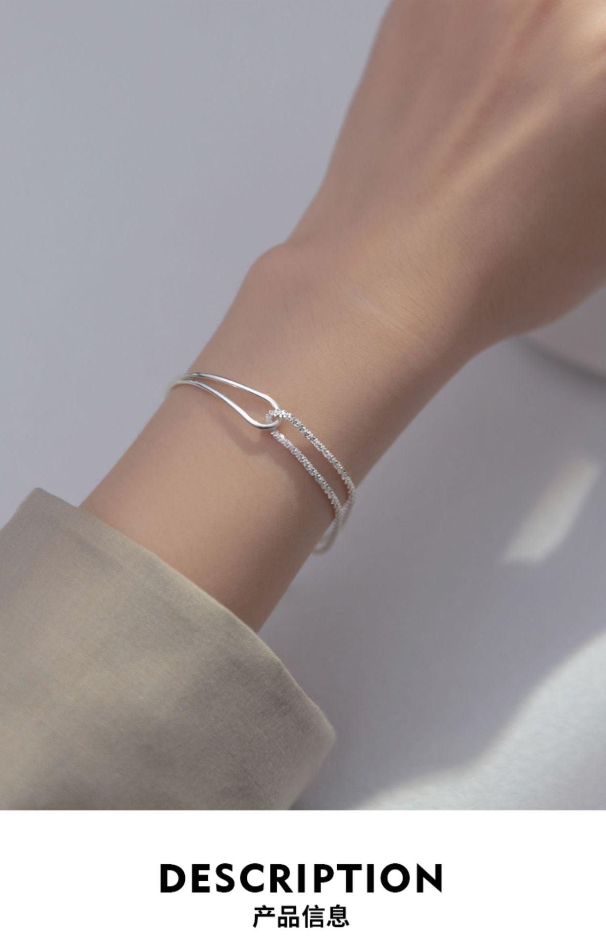 Mariam's Collection MAC089 Temperament And Personality Double-Layer Curved Tube Gypsophila… — lifestyle worn / used context
