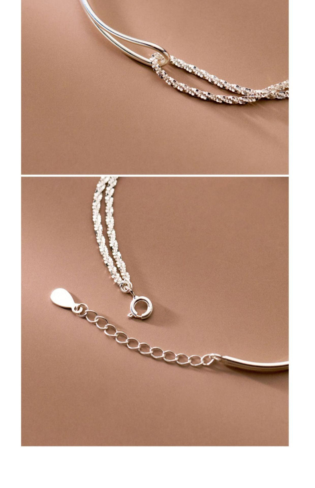 Mariam's Collection MAC089 Temperament And Personality Double-Layer Curved Tube Gypsophila… — detail shot 6
