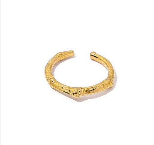 Mariam's Collection MAC094 High Color Retention Vacuum Eelectroplating Retro Simple Ring — detail shot 6