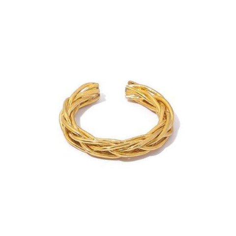 Mariam's Collection MAC094 High Color Retention Vacuum Eelectroplating Retro Simple Ring — detail shot 8
