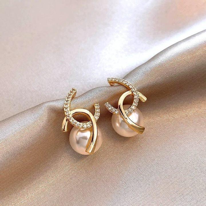 Mariam's Collection Mariam's Collection MAC097 French Style High-end Light Luxury Earrings — detail shot 6