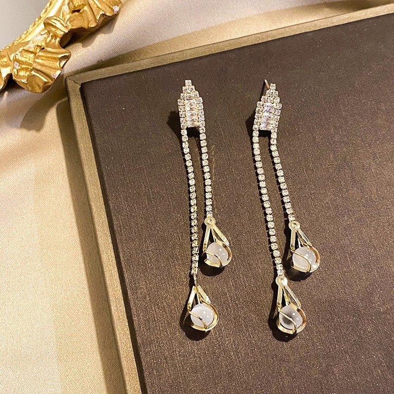 Mariam's Collection Mariam's Collection MAC097 French Style High-end Light Luxury Earrings — detail shot 7