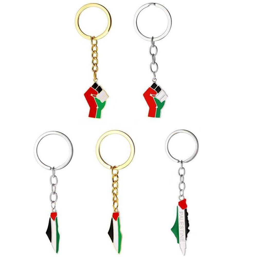 Mariam's Collection Mariam's Collection MAC106 Free Pakistan Keffiyeh Key Metal Pendant — main product shot