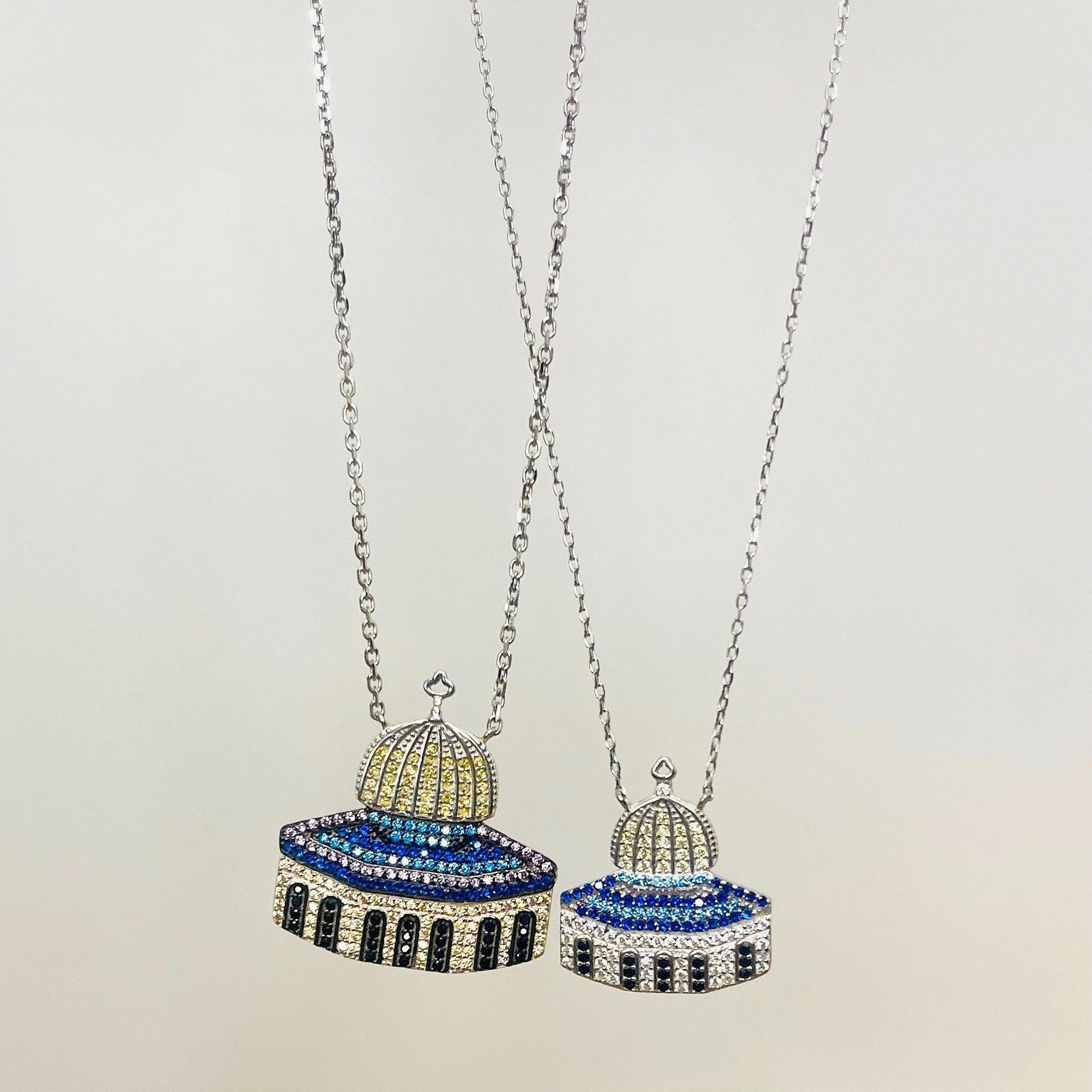 Mariam's Collection Mariam's Collection MAC112 Masijid Pattern Keffiyeh Necklace — product category context