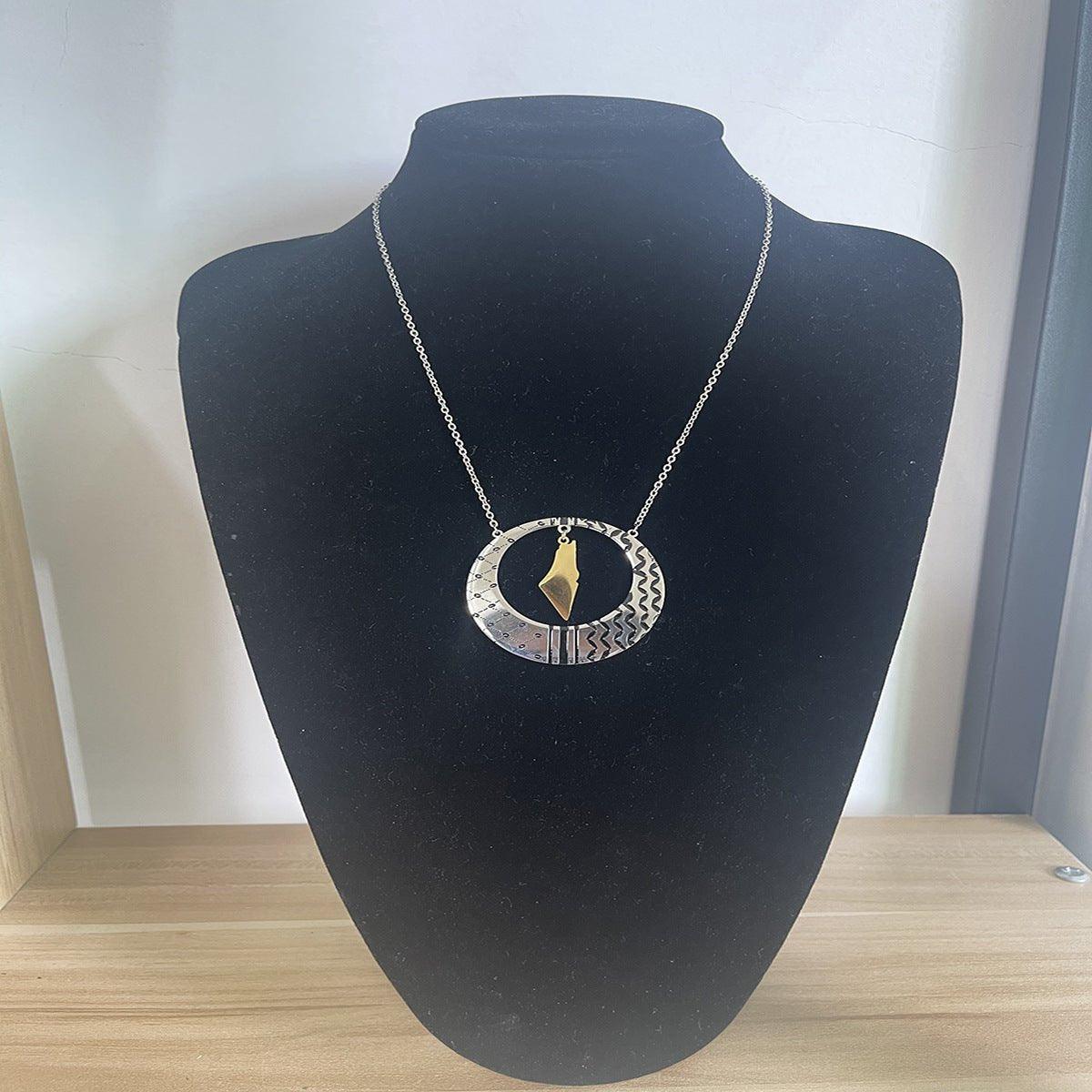 Mariam's Collection Mariam's Collection MAC113 Stainless Steel Keffiyeh Necklace — product category context
